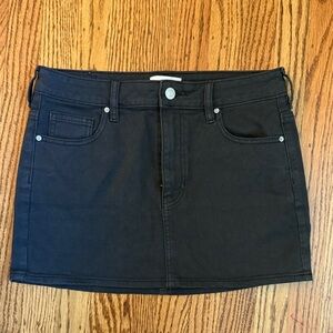 PacSun Black Mini Denim Skirt